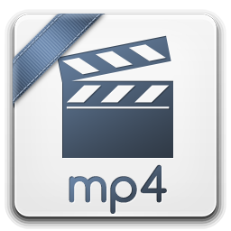 MP4 video file icon